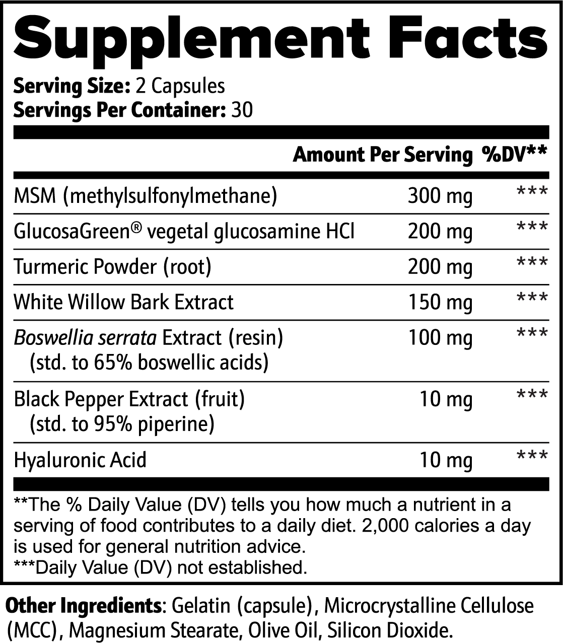 Advanced Joint Support – Promote Flexibility, Comfort & Mobility